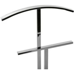 Versa Lund Servo Muto Moderno E Multifunzionale, Appendiabiti Indossatore Per Camera Da Letto E Spogliatoio, Misure (A X L X L) 100 X 20 X 52 Cm, Acciaio, Colore Argento -LettoMania Italia 33860999 4