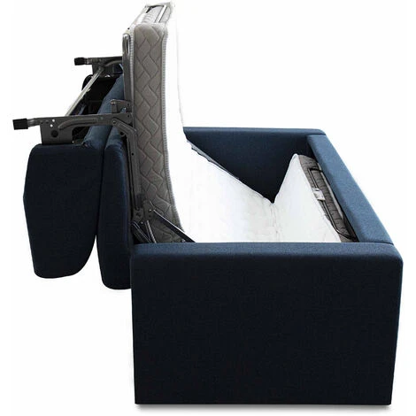 EVERGREENWEB - Materasso Per Divano Letto Pieghevole 120x190, Materasso Ortopedico In Waterfoam Alto 12 Cmÿergonomico Per Prontoletto Con Rivestimento Anallergico Bianco - DAYBED 6 EVERGREENWEB - Materasso Per Divano Letto Pieghevole 120x190, Materasso Ortopedico In Waterfoam Alto 12 Cmÿergonomico Per Prontoletto Con Rivestimento Anallergico Bianco - DAYBED - immagine 4