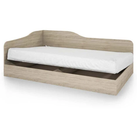 Letto Singolo Contenitore ALEX Gihome ® Rovere Cameretta Bambini Ragazzi Moderno 4 Letto Singolo Contenitore ALEX Gihome ® Rovere Cameretta Bambini Ragazzi Moderno - immagine 2