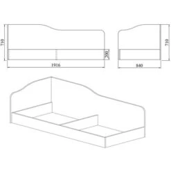 Letto Singolo Contenitore ALEX Gihome ® Rovere Cameretta Bambini Ragazzi Moderno 8 Letto Singolo Contenitore ALEX Gihome ® Rovere Cameretta Bambini Ragazzi Moderno -LettoMania Italia 36002166 3