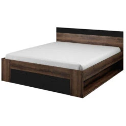 Letto Matrimoniale LISBONA Gihome ® Rovere Scuro Nero Cassettone Camera Design 10 Letto Matrimoniale LISBONA Gihome ® Rovere Scuro Nero Cassettone Camera Design -LettoMania Italia 36002182 4