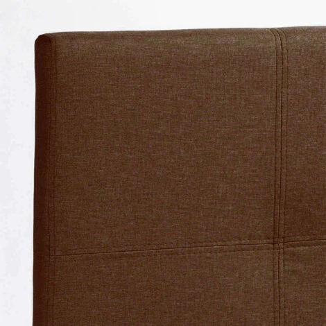 Letto Francese 1 Piazza E Mezza In Tessuto Con Rete Testiera 120x190 Lausanne Colore: Marrone 7 Letto Francese 1 Piazza E Mezza In Tessuto Con Rete Testiera 120x190 Lausanne Colore: Marrone - immagine 5