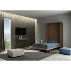 Letto 120 Kentaro Verticale A Scomparsa Noce -LettoMania Italia 36202733 3