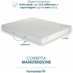 Farmarelax - Materasso - Waterfoam - DISPOSITIVO MEDICO - Anatomico E Ipoallergenico - Ortopedico - 100% Made In Italy - Altezza 18 Cm - Singolo 80x190 8 Farmarelax - Materasso - Waterfoam - DISPOSITIVO MEDICO - Anatomico E Ipoallergenico - Ortopedico - 100% Made In Italy - Altezza 18 Cm - Singolo 80x190 -LettoMania Italia 36412207 3