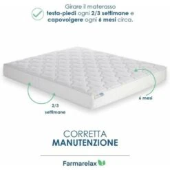 Farmarelax - Materasso In Memory Foam Adattivo - Doppio Comfort - H20 Cm - Spedito Sottovuoto - Singolo 80x190 9 Farmarelax - Materasso In Memory Foam Adattivo - Doppio Comfort - H20 Cm - Spedito Sottovuoto - Singolo 80x190 -LettoMania Italia 37850175 3