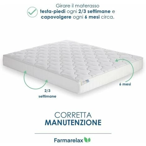 Farmarelax - Materasso In Memory Foam Adattivo - Doppio Comfort - H20 Cm - Spedito Sottovuoto - Singolo 80x190 5 Farmarelax - Materasso In Memory Foam Adattivo - Doppio Comfort - H20 Cm - Spedito Sottovuoto - Singolo 80x190 - immagine 3