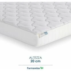 Farmarelax - Materasso In Memory Foam Adattivo - Doppio Comfort - H20 Cm - Spedito Sottovuoto - Singolo 80x190 10 Farmarelax - Materasso In Memory Foam Adattivo - Doppio Comfort - H20 Cm - Spedito Sottovuoto - Singolo 80x190 -LettoMania Italia 37850175 4