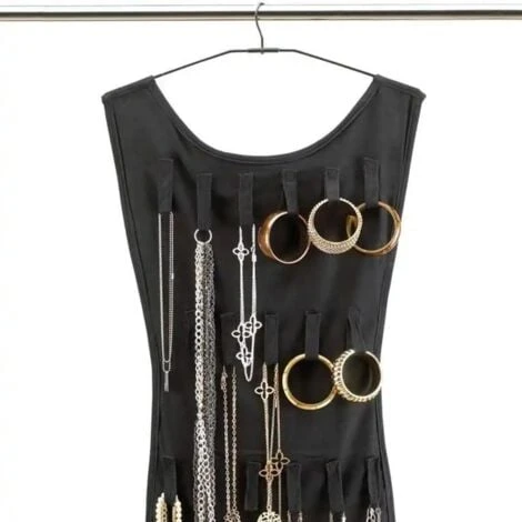 2x Vestito Portagioielli Raccoglitore Organizer Double-face Multitasche 3 2x Vestito Portagioielli Raccoglitore Organizer Double-face Multitasche