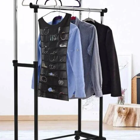 2x Vestito Portagioielli Raccoglitore Organizer Double-face Multitasche 5 2x Vestito Portagioielli Raccoglitore Organizer Double-face Multitasche - immagine 3