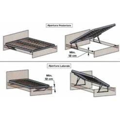 Kit MECCANISMO ALZARETE Sollevamento Per Letto Contenitore. MADE IN ITALY - Letto Matrimoniale - Fuorimisura 10 Kit MECCANISMO ALZARETE Sollevamento Per Letto Contenitore. MADE IN ITALY - Letto Matrimoniale - Fuorimisura -LettoMania Italia 40513084 4