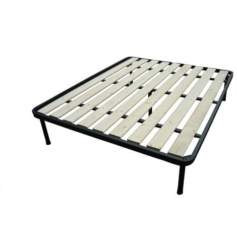 Bed Store® - RETE A TAVOLE FRANCESE 140X190 ORTOPEDICA RINFORZATA 5 PIEDI 3 Bed Store® - RETE A TAVOLE FRANCESE 140X190 ORTOPEDICA RINFORZATA 5 PIEDI
