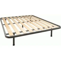 Bed Store® - RETE A TAVOLE MATRIMONIALE 160X190 ORTOPEDICA RINFORZATA 5 PIEDI