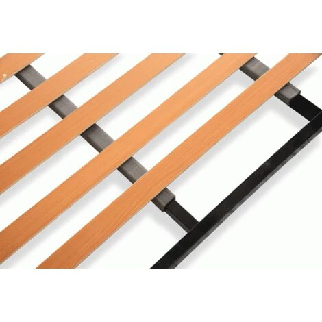 Rete Letto Matrimoniale 13 Doghe In Legno 160X190 H35 Cm Standard Ortopedica Con Tappi Antiscivolo 6 Rete Letto Matrimoniale 13 Doghe In Legno 160X190 H35 Cm Standard Ortopedica Con Tappi Antiscivolo - immagine 4