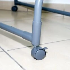 Stand Appendiabiti Pieghevole E Regolabile In Acciaio E Plastica 89 X 48 X 67 Cm 10 Stand Appendiabiti Pieghevole E Regolabile In Acciaio E Plastica 89 X 48 X 67 Cm -LettoMania Italia 42442006 4