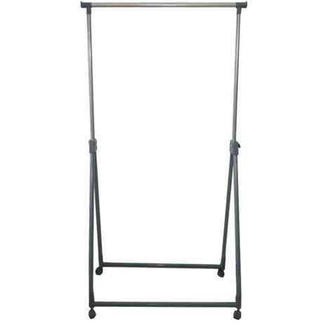 Stand Appendiabiti Pieghevole E Regolabile In Acciaio E Plastica 89 X 48 X 67 Cm 7 Stand Appendiabiti Pieghevole E Regolabile In Acciaio E Plastica 89 X 48 X 67 Cm - immagine 5