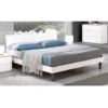 Letto Matrimoniale Giotto Bianco Graffiato, 170x193x87 Cm -LettoMania Italia 46224859 1