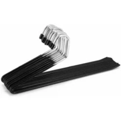 Kueatily Appendini Per Pantaloni Aperti, Appendini Antiscivolo Appendini Per Jeans Antiruggine, Organizer Per Pantaloni Facili Da Scivolare(Nero)