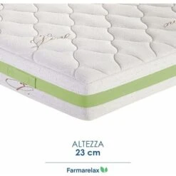 Farmarelax - Primo Materasso Green In Italia - H23 Cm - Memory Foam - Rivestimenti In Lino - Sfoderabile - Singolo 80x190 10 Farmarelax - Primo Materasso Green In Italia - H23 Cm - Memory Foam - Rivestimenti In Lino - Sfoderabile - Singolo 80x190 -LettoMania Italia 47797539 4