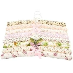 Trade Shop - 5 Gruccia Grucce Spugna Tessuto Appendiabiti Appendi Abiti Vestiti Camicie