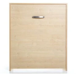 MOBILE LETTO CON RETE E MATERASSO COLORE ACERO