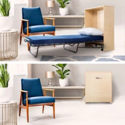 MOBILE LETTO CON RETE E MATERASSO COLORE ACERO 9 MOBILE LETTO CON RETE E MATERASSO COLORE ACERO -LettoMania Italia 50985973 3