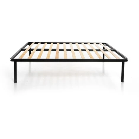 RETE A DOGHE PER LETTO 140X190 CM MATRIMONIALE PIEDI 35 CM 4 RETE A DOGHE PER LETTO 140X190 CM MATRIMONIALE PIEDI 35 CM - immagine 2