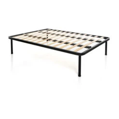 RETE A DOGHE 140X190 MATRIMONIALE CON DOPPIO RINFORZO PIEDI 25 CM