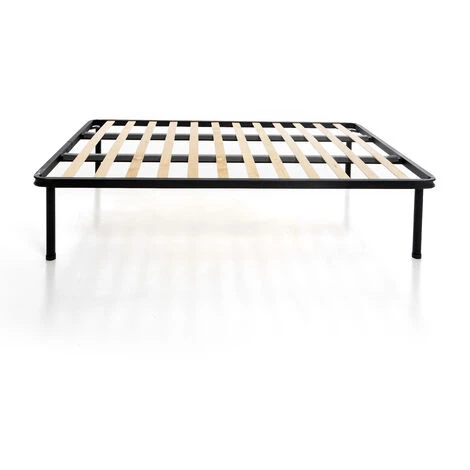 RETE A DOGHE 140X190 MATRIMONIALE CON DOPPIO RINFORZO PIEDI 25 CM 4 RETE A DOGHE 140X190 MATRIMONIALE CON DOPPIO RINFORZO PIEDI 25 CM - immagine 2