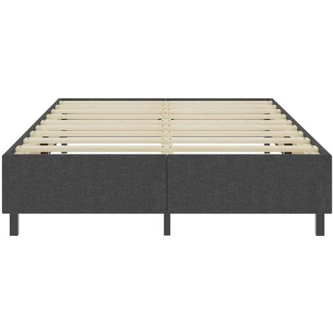 Letto A Molle Grigio In Tessuto 180x200 Cm 6 Letto A Molle Grigio In Tessuto 180x200 Cm - immagine 4