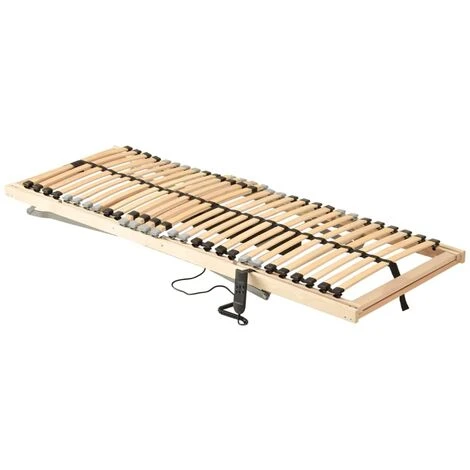 Letto Con Telaio A Doghe Elettrico 28 Doghe 7 Zone 80x200 Cm 6 Letto Con Telaio A Doghe Elettrico 28 Doghe 7 Zone 80x200 Cm - immagine 4