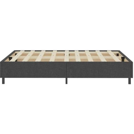 Letto A Molle Grigio In Tessuto 160x200 Cm 7 Letto A Molle Grigio In Tessuto 160x200 Cm - immagine 5