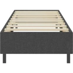 Letto A Molle Grigio In Tessuto 90x200 Cm 10 Letto A Molle Grigio In Tessuto 90x200 Cm -LettoMania Italia 51094596 4