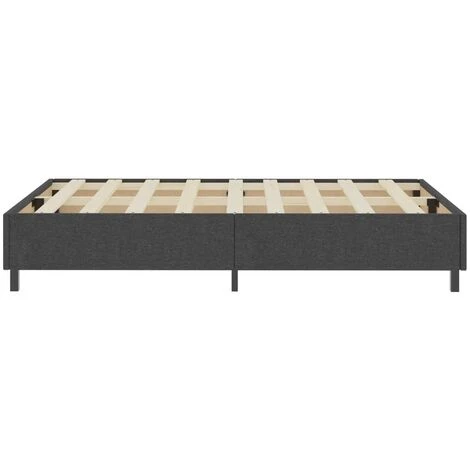 Letto A Molle Grigio In Tessuto 120x200 Cm 7 Letto A Molle Grigio In Tessuto 120x200 Cm - immagine 5