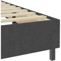 Letto A Molle Grigio Scuro In Tessuto 140x200 Cm 10 Letto A Molle Grigio Scuro In Tessuto 140x200 Cm -LettoMania Italia 51114003 4