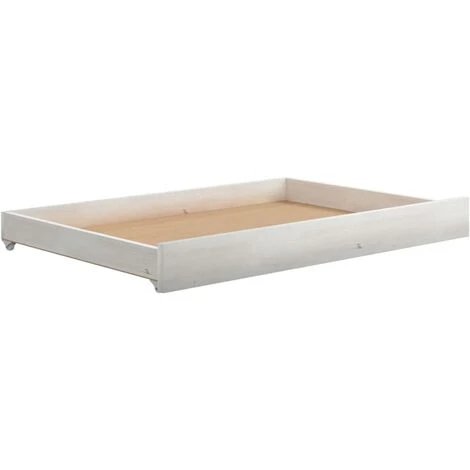 Cassetti Per Divano Letto 2 Pz In Legno Massello Di Pino Bianco 6 Cassetti Per Divano Letto 2 Pz In Legno Massello Di Pino Bianco - immagine 4