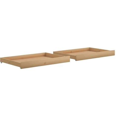 Cassetti Per Divano Letto 2 Pz Marrone Miele Massello Di Pino 4 Cassetti Per Divano Letto 2 Pz Marrone Miele Massello Di Pino - immagine 2