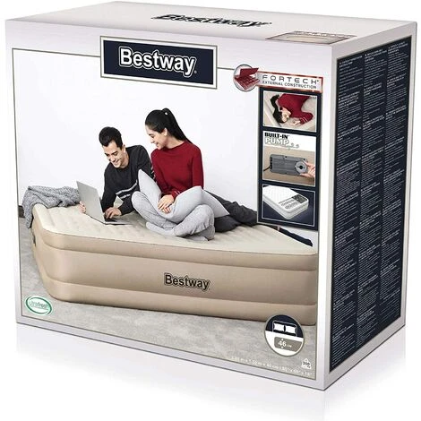 Bestway 69050 Letto Gonfiabile Airbed Fortech 4 Bestway 69050 Letto Gonfiabile Airbed Fortech - immagine 2