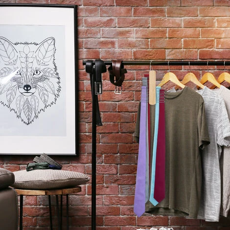 10x Gruccia Multipla Portacravatte, Stampella 20 Cravatte, Organizer Armadio,Gancio Girevole A 360°,Legno,naturale 4 10x Gruccia Multipla Portacravatte, Stampella 20 Cravatte, Organizer Armadio,Gancio Girevole A 360°,Legno,naturale - immagine 2