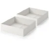 Scatola Pieghevole Di Cassetto Bianco Set Di 2 Vicco 1 Scatola Pieghevole Di Cassetto Bianco Set Di 2 Vicco -LettoMania Italia 52465638 1