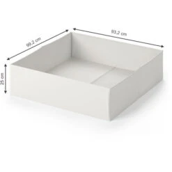 Scatola Pieghevole Di Cassetto Bianco Set Di 2 Vicco 9 Scatola Pieghevole Di Cassetto Bianco Set Di 2 Vicco -LettoMania Italia 52465638 3