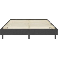 Letto A Molle Grigio In Tessuto 160x200 Cm 10 Letto A Molle Grigio In Tessuto 160x200 Cm -LettoMania Italia 52485335 4