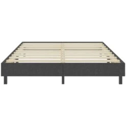 Letto A Molle Grigio In Tessuto 140x200 Cm 10 Letto A Molle Grigio In Tessuto 140x200 Cm -LettoMania Italia 52485341 4