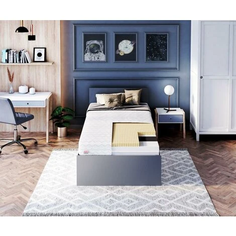 Materasso CORATO In Schiuma HR E Lattice Rigidità H2 H3 - Alto 10 Cm 70 X 140 3 Materasso CORATO In Schiuma HR E Lattice Rigidità H2 H3 - Alto 10 Cm 70 X 140