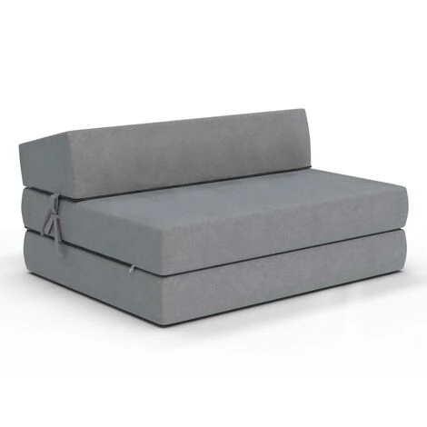 Materasso Pieghevole Per Ospiti Futon ALEX Rivestimento Sfoderabile 121 X 204 4 Materasso Pieghevole Per Ospiti Futon ALEX Rivestimento Sfoderabile 121 X 204 - immagine 2