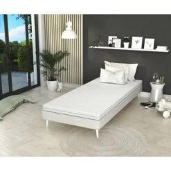 Materasso PICCOLO KIDS In Schiuma Lattice E Cocco Rigidità H2 H4 - Alto 12 Cm 80 X 180