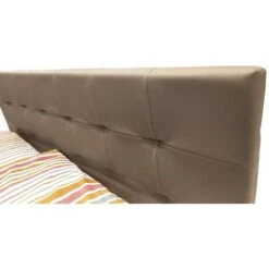 LETTO MATRIMONIALE CON GIROLETTO IN ECOPELLE TORTORA 9 LETTO MATRIMONIALE CON GIROLETTO IN ECOPELLE TORTORA -LettoMania Italia 53494462 3