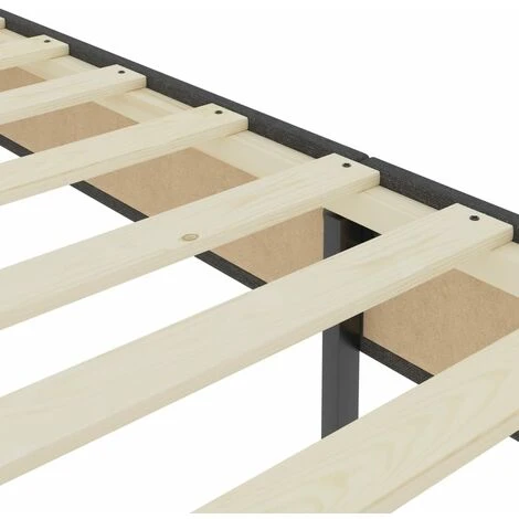 Letto A Molle Grigio Scuro In Tessuto 160x200 Cm 7 Letto A Molle Grigio Scuro In Tessuto 160x200 Cm - immagine 5