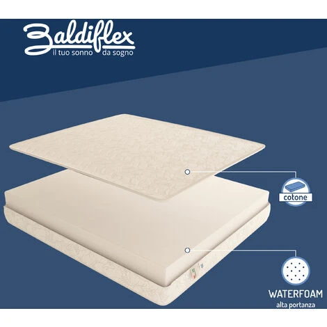 Baldiflex Materasso Water Foam Alto 15 Cm Easy Materasso Singolo Misura 85x200 Cm 4 Baldiflex Materasso Water Foam Alto 15 Cm Easy Materasso Singolo Misura 85x200 Cm - immagine 2