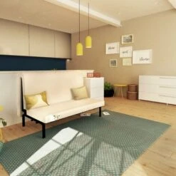 Baldiflex Materasso Per Divano Letto Con Piega Per Seduta, Poliuretano Alto 10 Cm Brio Prontoletto Singolo Misura 85x200 Cm -LettoMania Italia 53598042 3