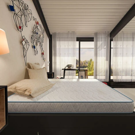 Baldiflex Materasso Ortopedico Medio Rigido 100% Made In Italy H 10 Cm Basic Bordato, Singolo Con Rivestimento Anallergico, Misura 85x200 Cm 5 Baldiflex Materasso Ortopedico Medio Rigido 100% Made In Italy H 10 Cm Basic Bordato, Singolo Con Rivestimento Anallergico, Misura 85x200 Cm - immagine 3